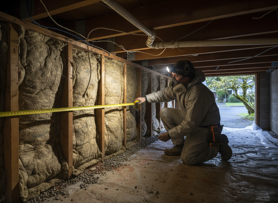 Step-By-Step Guide to Checking Insulation Levels in Milwaukie Crawl Spaces
