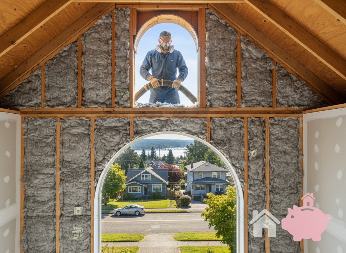 What Milwaukie Homeowners Should Know About Blown-In Insulation Costs